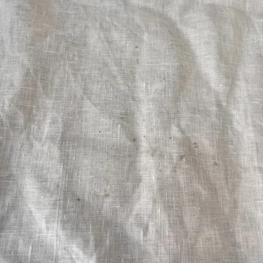 Duvet Cover Tan Gray Brown Linen Button Modern